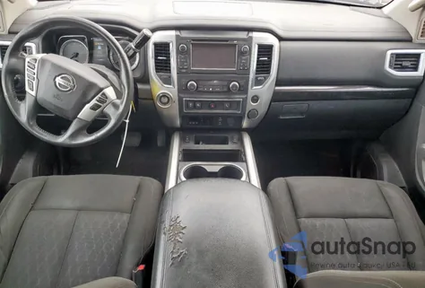 2017 Nissan Titan Sv из США, поврежденный, VIN 1N6AA1E66HN538248